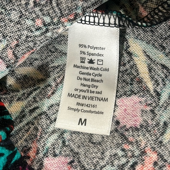 LuLaRoe Women’s Cassie Pencil Skirt/Size: M /Color: Multi Floral Print (NWT) - Picture 5 of 7